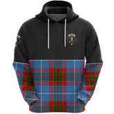 Skirving Clan Half Of Tartan Hoodie